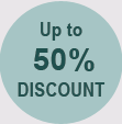 Up to 50% discounts