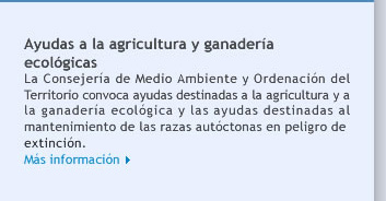 Ayudas a la agricultura y ganadería ecológicas