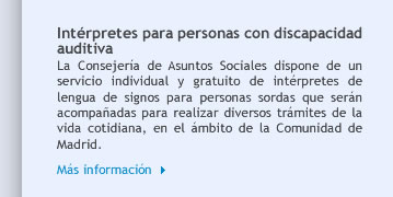 Intérpretes para personas con discapacidad auditiva 