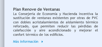 Plan Renove de Ventanas