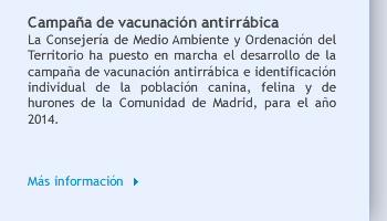 Campaña de vacunación antirrábica