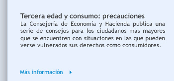 Tercera edad y consumo: precauciones