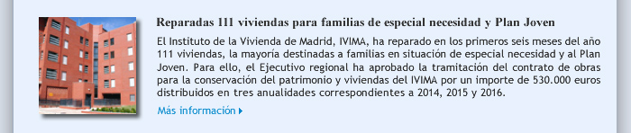 Reparadas 111 viviendas para familias de especial necesidad y Plan Joven