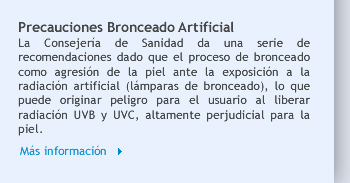 Precauciones Bronceado Artificial