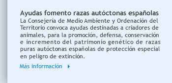 Ayudas fomento razas autóctonas españolas