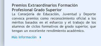 Premios Extraordinarios Formación Profesional Grado Superior