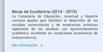 Becas de Excelencia (2014-2015)