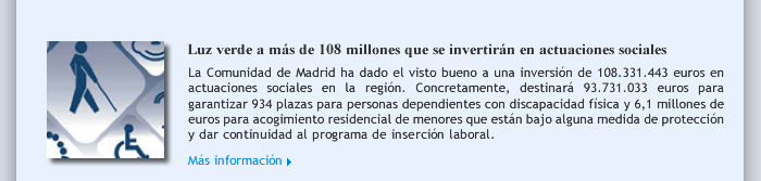 Luz verde a más de 108 millones que se invertirán en actuaciones sociales