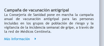 Campaña de vacunación antigripal