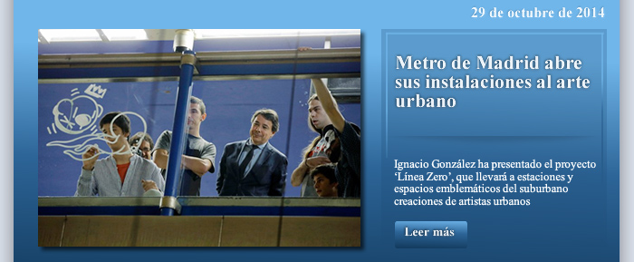 Metro de Madrid abre sus instalaciones al arte urbano
