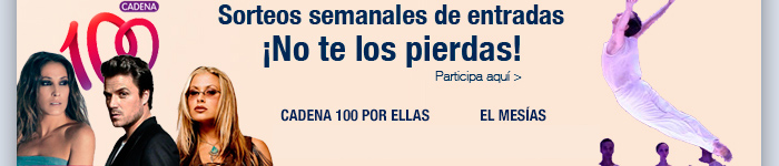 Sorteos semanales de entradas. ¡No te los pierdas!