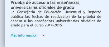 Prueba de acceso a las enseñanzas universitarias oficiales de grado