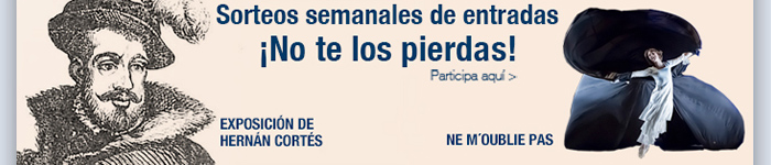 Sorteos semanales de entradas. ¡No te los pierdas!