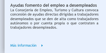 Ayudas fomento del empleo a desempleados