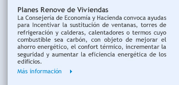 Planes Renove de Viviendas