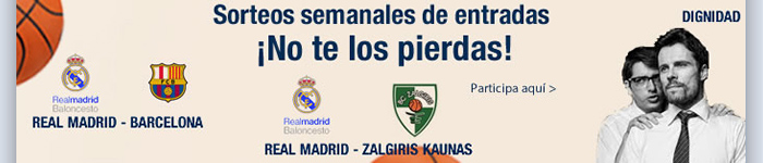 Sorteos semanales de entradas. ¡No te los pierdas!