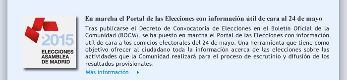 En marcha el Portal de las Elecciones con información útil de cara al 24 de mayo