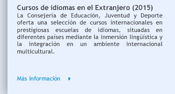 Cursos de idiomas en el Extranjero (2015)