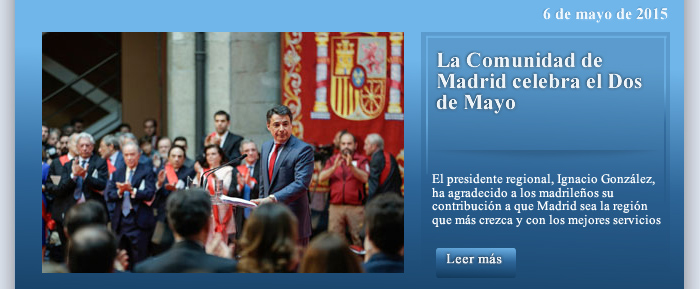 La Comunidad de Madrid celebra el 2 de mayo