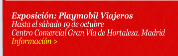 Ir a la información: Exposición: Playmobil Viajeros.