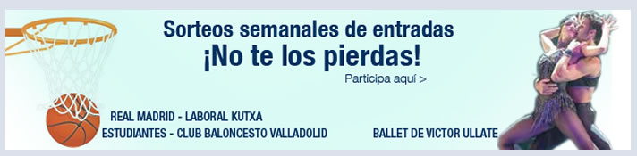  sorteos semanales de entradas