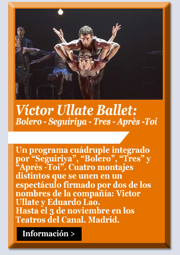Víctor Ullate Ballet: Bolero- Seguiriya- Tres- Après- Toi.