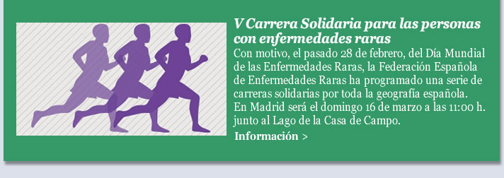 V Carrera Solidaria para las personas con enfermedades raras. 