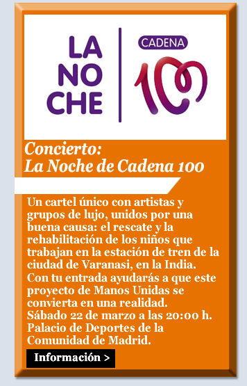 Concierto: La noche de Cadena 100