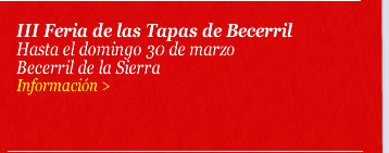 III Feria de las Tapas de Becerril