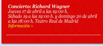 Concierto: Richard Wagner
