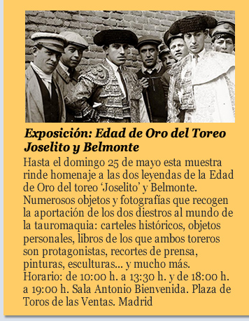 Exposición: Edad de Oro del Toreo Joselito y Belmonte