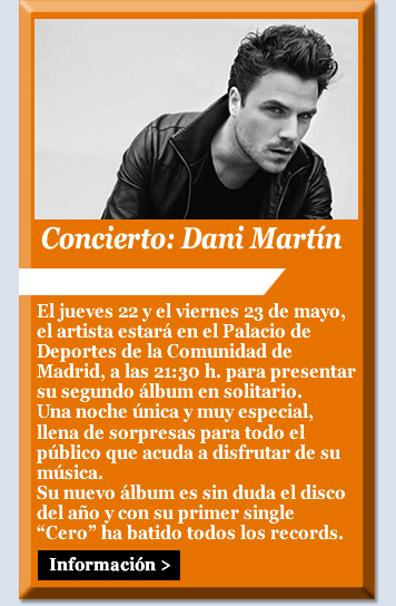Concierto: Dani Martín