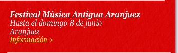 Festival Música Antigua Aranjuez