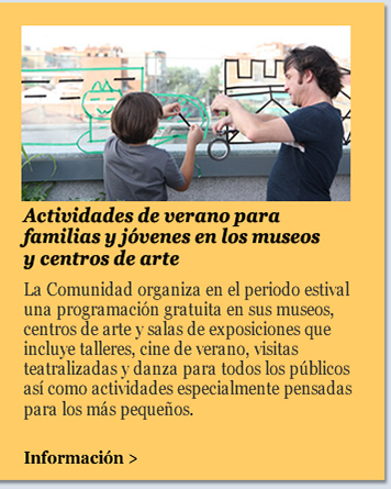 Actividades de verano para familias y jóvenes en los museos y centros de arte