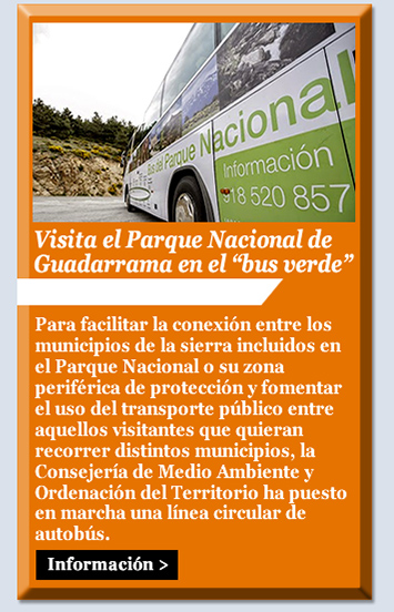 Visita el Parque Nacional de Guadarrama en el “bus verde”