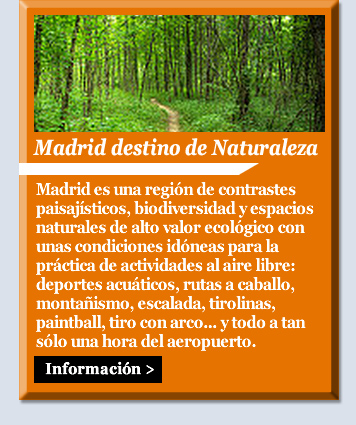 Madrid destino de Naturaleza