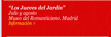 “Los Jueves del Jardín”