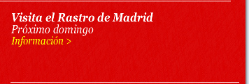 Visita el Rastro de Madrid