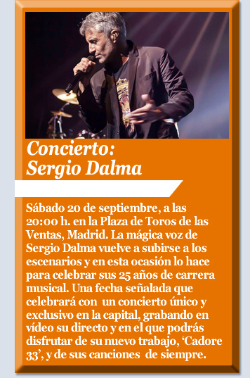 Concierto: Sergio Dalma