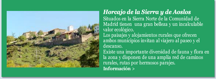 Horcajo de la Sierra y de Aoslos