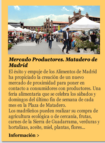 Mercado Productores. Matadero de Madrid