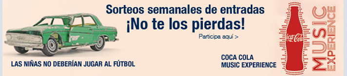 Sorteos semanales de entradas. ¡No te los pierdas!