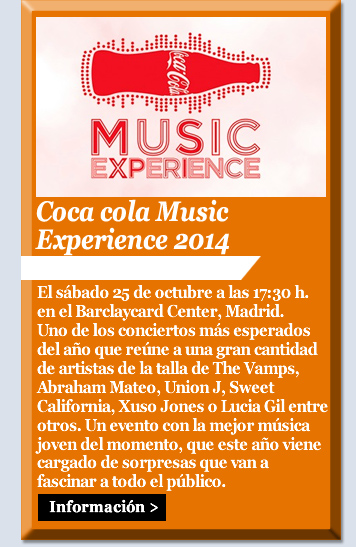 Coca cola Music Experience 2014