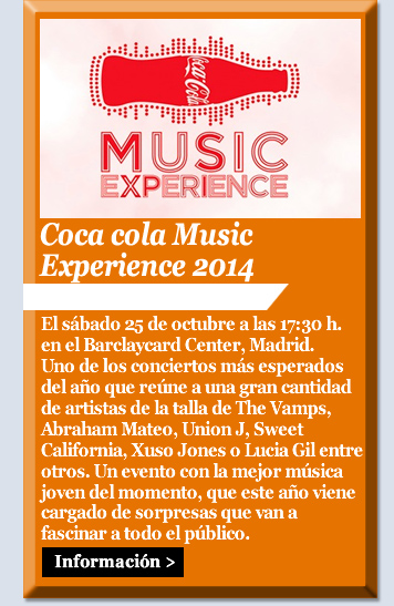 Coca cola Music Experience 2014