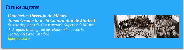 Conciertos Ibercaja de Música. Joven Orquesta de la Comunidad de Madrid.