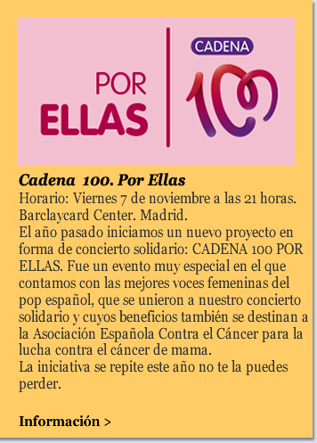 Cadena  100. Por Ellas