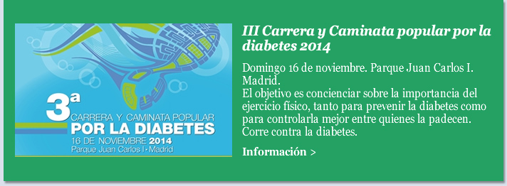 III Carrera y Caminata popular por la diabetes 2014