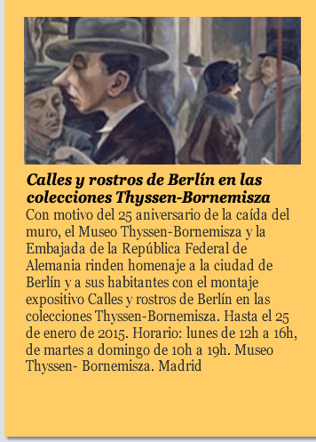 Calles y rostros de Berlín en las colecciones Thyssen- Bornemisza