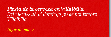 Fiesta de la cerveza en Villalbilla