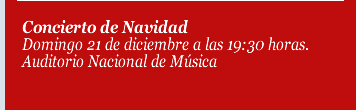 Concierto de Navidad